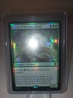 MTG Magic the Gathering Circle of Dreams Druid (foil) AFR Forgotten Realms NM - Image 2