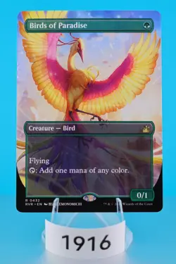 MTG Birds of Paradise (Anime Borderless) Ravnica Remastered Regular #432 - Image 1