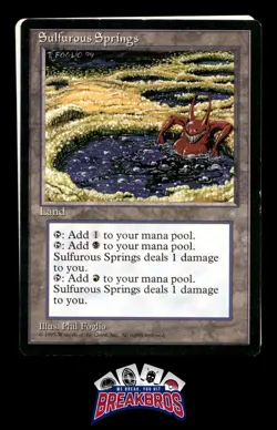 MTG Sulfurous Springs #352 NM-MT Magic The Gathering - Image 1
