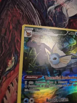 Vaporeon TG02/TG30 Alternate Art Trainer Gallery Brilliant Stars Pokemon NM/LP - Image 2