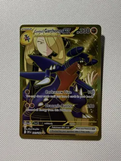 Pokemon Cynthia's Garchomp EX Full Art Holo Hyper Rare 241/182 Destined Rivals - Image 1