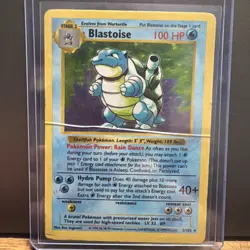 Pokemon TCG: Blastoise Base Set Moderately Player - Image 1