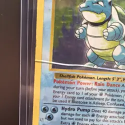 Pokemon TCG: Blastoise Base Set Moderately Player - Image 3