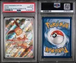 Pokemon Eevee 2025 SVP 173 ETB Black Star Promo PSA 10 Prismatic Evolutions Gem - Image 3