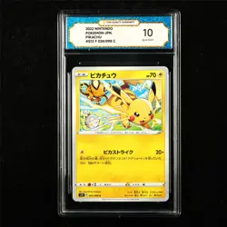 TQG 10 GEM MINT 2022 Pokemon JPN Pikachu 024/098 C - Image 1