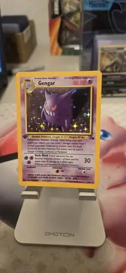 Pokemon Gengar 05/62 1st Edition Holo Rare Fossil NM Same Day Ship Read Desc - Image 1