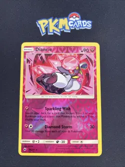 Pokemon TCG Diancie Burning Shadows 94/147 Reverse Holo Rare MP. - Image 1