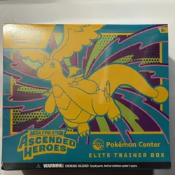 Pokemon Ascended Heroes Pokemon Center Exclusive ETB PCETB Ready To Ship - Image 1
