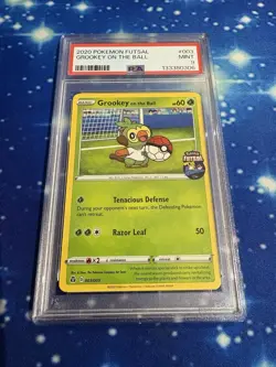 Grookey on the Ball 003/005 - Promo - Pokemon TCG - PSA 9 MINT - Image 1