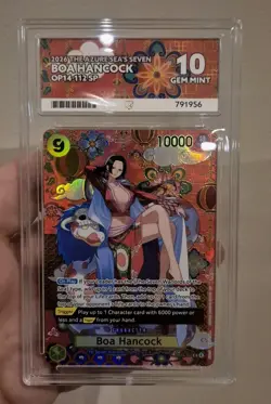 One Piece TCG OP14-112 Boa Hancock SP English ACE 10 gem mint perfect 10 - Image 1