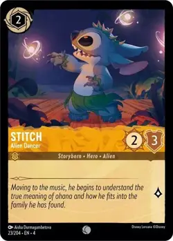 Stitch - Alien Dancer 23/204 Ursula's Return Non-Foil Disney Lorcana - Image 1