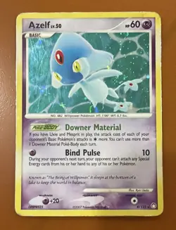 Azelf 4/123 Mysterious Treasures Holo - Pokemon Card MP - Image 1