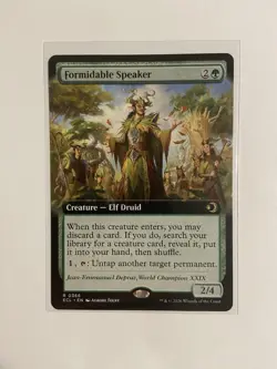 Magic the Gathering: Lorwyn Eclipsed Formidable Speaker 0366 Non-Foil NM 👀🔥 - Image 1