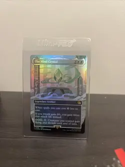 The Fire, 3x Wind Crystal (Borderless) Final Fantasy Foil, Water Crystal Nonfoil - Image 2