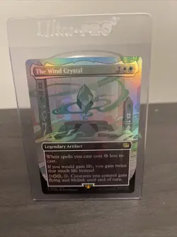 The Fire, 3x Wind Crystal (Borderless) Final Fantasy Foil, Water Crystal Nonfoil - Image 5