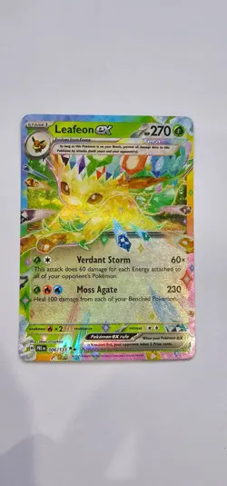 Leafeon ex 006/131 - Prismatic Evolutions - Pokemon TCG - Double Rare - Image 1