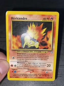 Carte Pokemon Hericendre 56/111 Neo Genesis Wizard Francais Occasion - Image 3