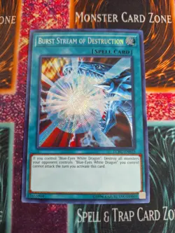 Yu-Gi-Oh! Burst Stream of Destruction LCKC-EN025 Secret Rare Unlimited NM a1/ - Image 1