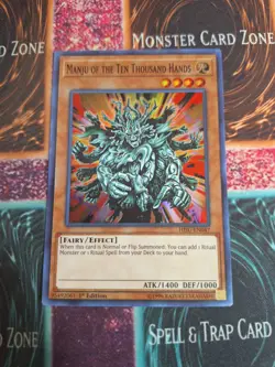 Yu-Gi-Oh! TCG Ten Thousand Hands HISU-EN047 Super Rare 1st Ed NM a1/ - Image 1