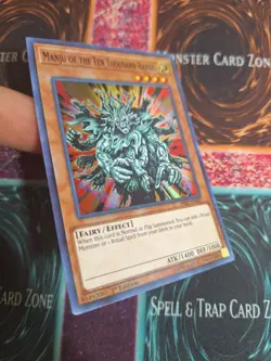 Yu-Gi-Oh! TCG Ten Thousand Hands HISU-EN047 Super Rare 1st Ed NM a1/ - Image 2