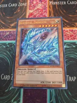 Yugioh Krystal Dragon MVP1-ENSV2 Ultra Rare Limited Near Mint - Image 1