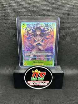 Nico Robin EB03-055 SR Foil English One Piece TCG Card Near Mint - Image 1