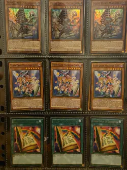 13× Yugioh Toon Card Bundle Dark Magician / Girl Table Of Contents Blue-Eyes - Image 1