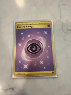 Pokemon TCG Scarlet & Violet 151 Basic Psychic Energy 207/165 Holo Card - Image 1