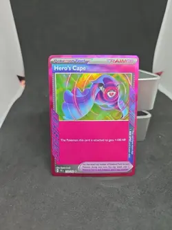 Hero's Cape 152/162 - Temporal Forces - Ace Spec - Pokemon Card TCG - Image 1