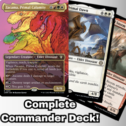 MTG Commander EDH Deck Zacama, Primal Calamity 100 Cards Dinosaur Custom Deck - Image 1