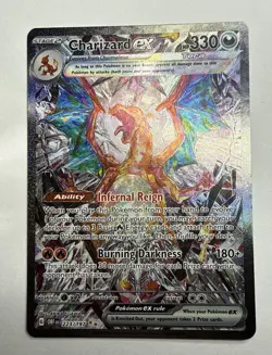 Pokemon Charizard EX Full Art - Card Number 223/197 “Pack Fresh” Near Mint - Image 1