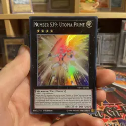 1st ed Number S39: Utopia Prime super rare MP16-EN043 Yugioh Near Mint Card - Image 1
