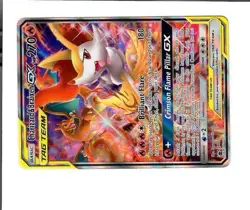 Charizard & Braixen GX SM230 Black Star Promo Sun & Moon S&M Pokemon TCG Card NM - Image 1