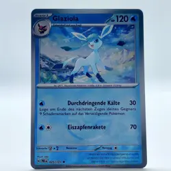 Pokemon TCG Karte - Glaziola 025/131 Pokeball Prismatische Entwicklungen Deutsch - Image 1