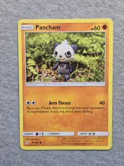 Pancham 81/181 Common SM - Team Up Pokemon Card - Image 1