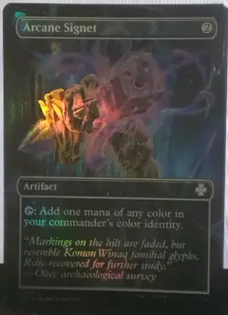 Arcane Signet (Borderless) Commander: the Lost Caverns of Ixalan Foil - Image 1