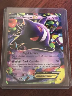 Pokemon TCG Gengar EX 34/119 Phantom Forces Ultra Rare 2014 - Image 1