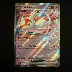 Pokemon TCG Latias EX 076/191 Holo Double Rare Sv08 Surging Sparks - Image 1