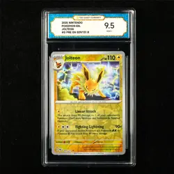 TQG 9.5 MINT+ 2025 Pokemon ENG Jolteon 029/131 R - Image 1