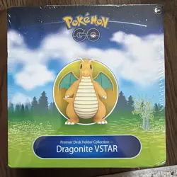 Pokemon GO Dragonite VSTAR Premier Deck Holder Collection Factory Sealed - Image 1