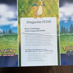Pokemon GO Dragonite VSTAR Premier Deck Holder Collection Factory Sealed - Image 3