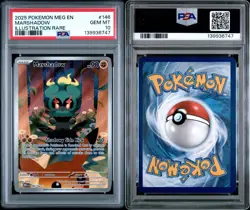 2025 Pokemon Mega Evolution Marshadow Illustration Rare #146 PSA 10 GEM MINT - Image 3