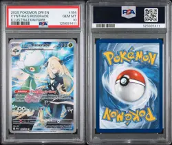 PSA 10 Cynthia's Roserade 184/182 Pokemon Destined Rivals DRI EN 2025 GEM MINT - Image 2