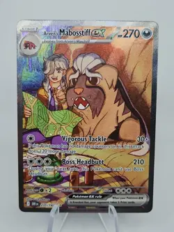 Arven's Mabosstiff ex 235/182 Sv10: Destined Rivals Holo Pokemon - Image 1