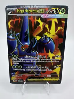 Mega Heracross ex 108/094 - Phantasmal Flames - Ultra Rare Holo - Pokemon TCG - Image 1