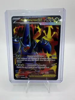 Mega Heracross ex 108/094 - Phantasmal Flames - Ultra Rare Holo - Pokemon TCG - Image 3