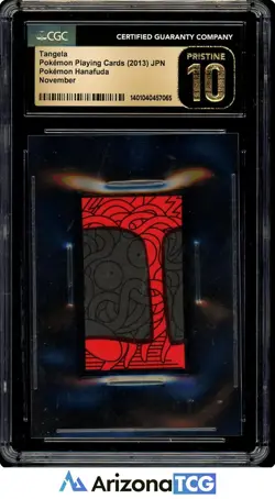 Pokemon 2013 Tangela November Pokemon Hanafuda Japanese BLACK LABEL CGC 10 - Image 1