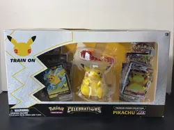 SEALED Pokemon TCG Celebrations Premium Figure Collection Pikachu VMAX 25th Ann. 820650809408 - Image 1