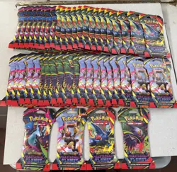 Pokemon TCG Phantasmal Flames Sleeved Booster Packs Sealed - Lot Of 46 ✅ 🔥 - Image 1