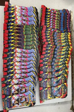 Pokemon TCG Phantasmal Flames Sleeved Booster Packs Sealed - Lot Of 46 ✅ 🔥 - Image 2